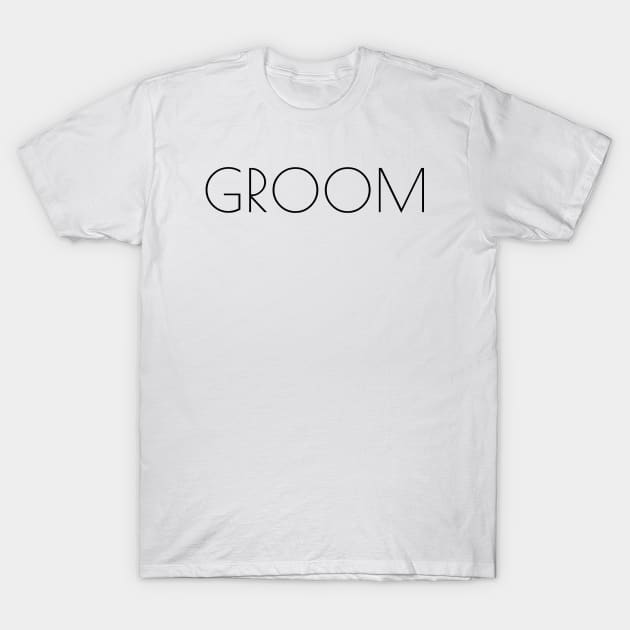 GROOM T-Shirt by Cult Classics